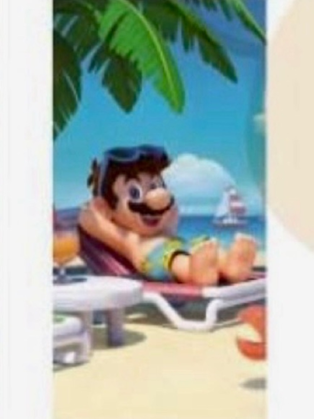 Super Mario beach towel